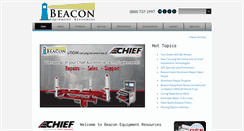 Desktop Screenshot of beacon-equipment.com